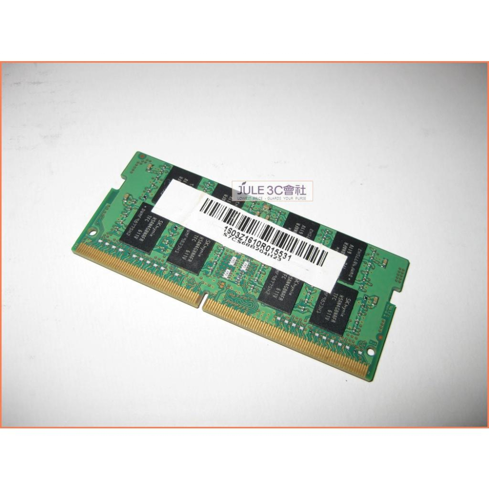 JULE 3C會社-海力士HYNIX DDR4 2133 P 8G 8GB 1.2V/雙面/2RX8/NB 記憶體-細節圖3