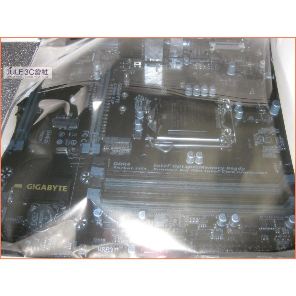 JULE 3C會社-技嘉 B360M-D3P B360/DDR4/八九代/雙DP/庫存/MATX/1151 主機板-細節圖3