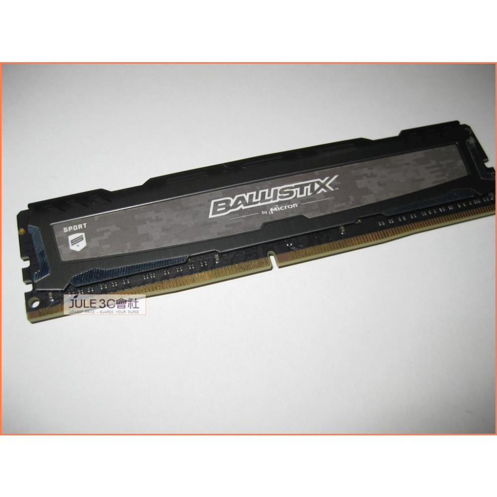 JULE 3C會社-美光Micron Ballistix DDR4 2400 16G 黑色/Sport 競技版 記憶體-細節圖3