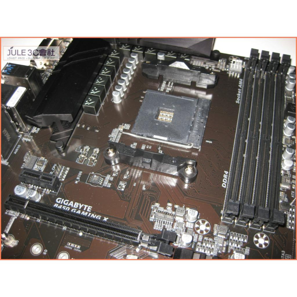 JULE 3C會社-技嘉 B450 Gaming X DDR4/電競/Ryzen 全系列/全新/ATX/AM4 主機板-細節圖3