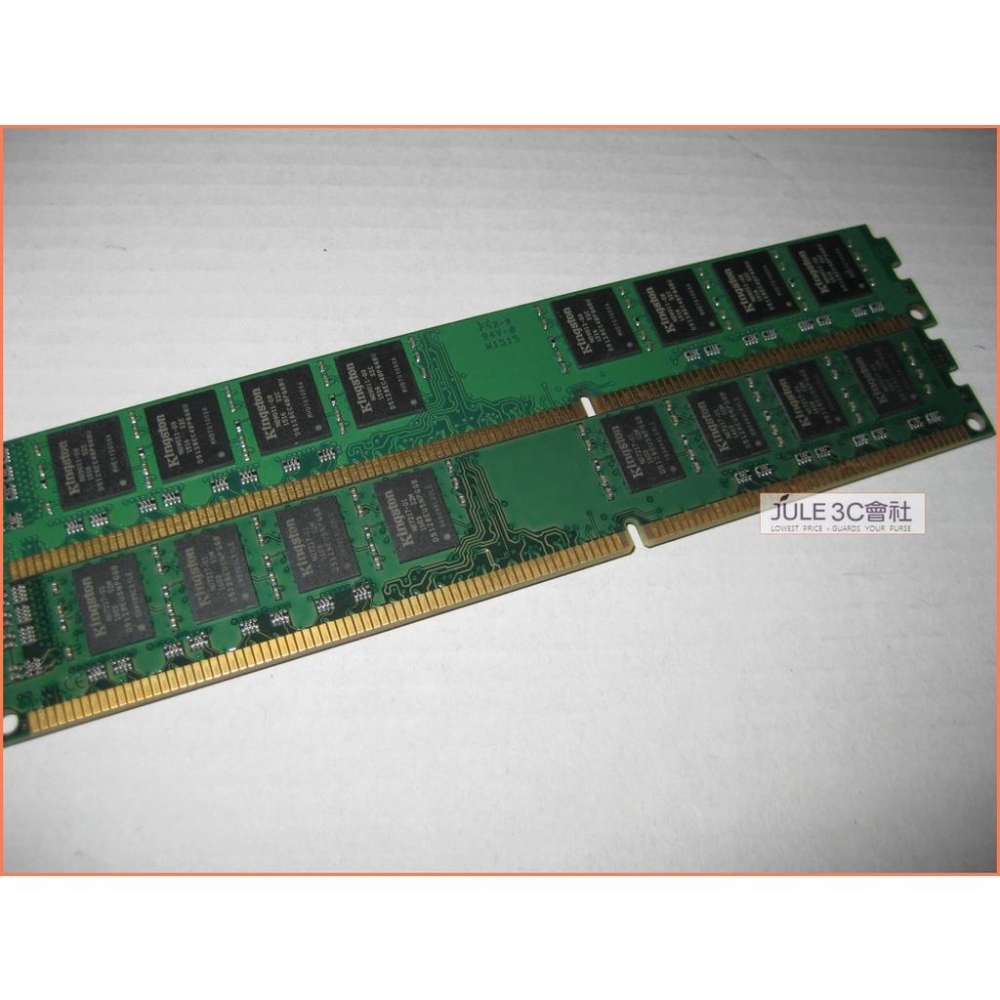 JULE 3C會社-金士頓 DDR3 1333 16GB (8G X2) KVR1333D3N9/8G 雙通道 記憶體-細節圖2