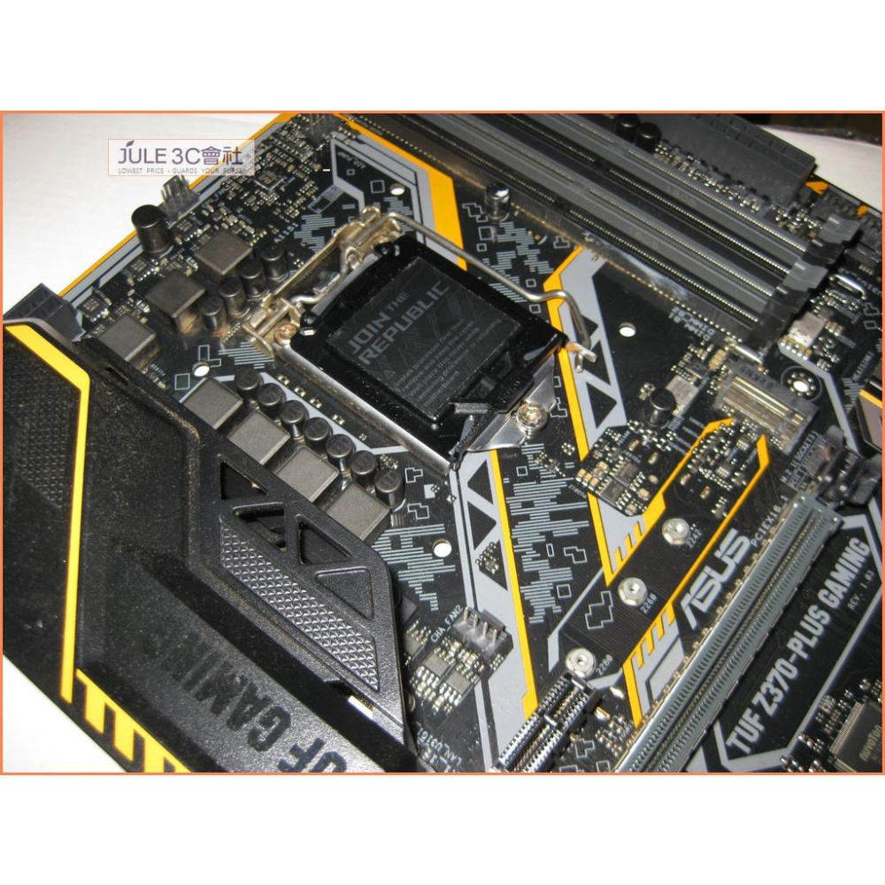 JULE 3C會社-華碩 TUF Z370 PLUS GAMING Z370/八九代/DDR4/軍規/1151 主機板-細節圖5