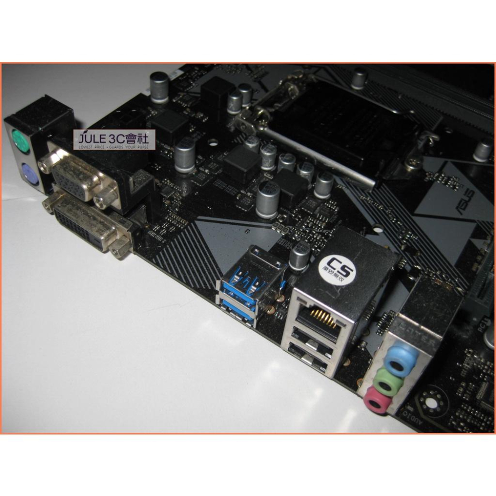 JULE 3C會社-華碩 PRIME H310M-K H310/DDR4/八九代/附檔板/良品/MATX 主機板-細節圖2