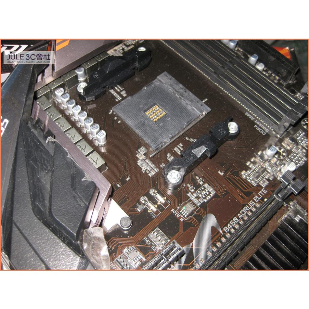 JULE 3C會社-技嘉 B450 AORUS ELITE 支援全系列Ryzen/數位電源/良品/AM4 主機板-細節圖5