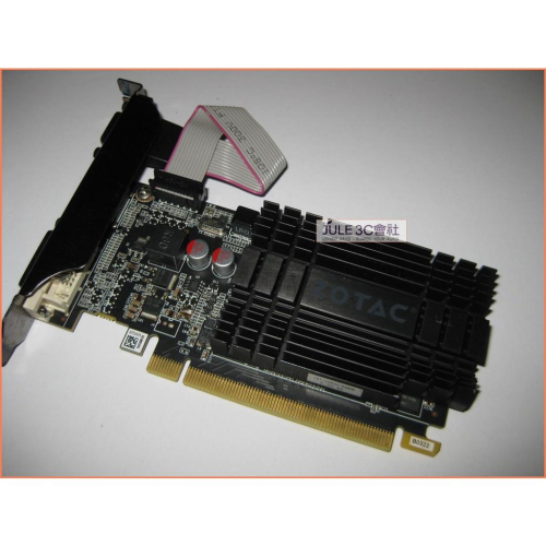 JULE 3C會社-索泰ZOTAC GT710 DDR3 1G 靜音版/Zone系列/保內/短卡/PCIE 顯示卡