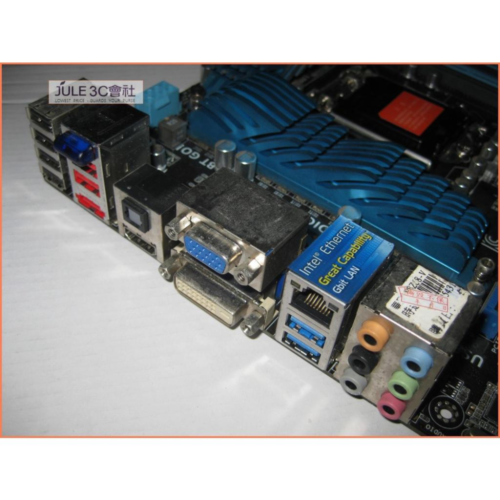 JULE 3C會社-華碩ASUS P8Z68-V Z68/DDR3/USB3/16相供電/雙智能/良品/1155 主機板-細節圖4