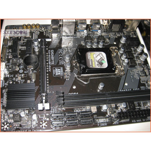 JULE 3C會社-技嘉 B250M-D2V B250/六七代/DDR4/超耐久/良品/1151/MATX 主機板