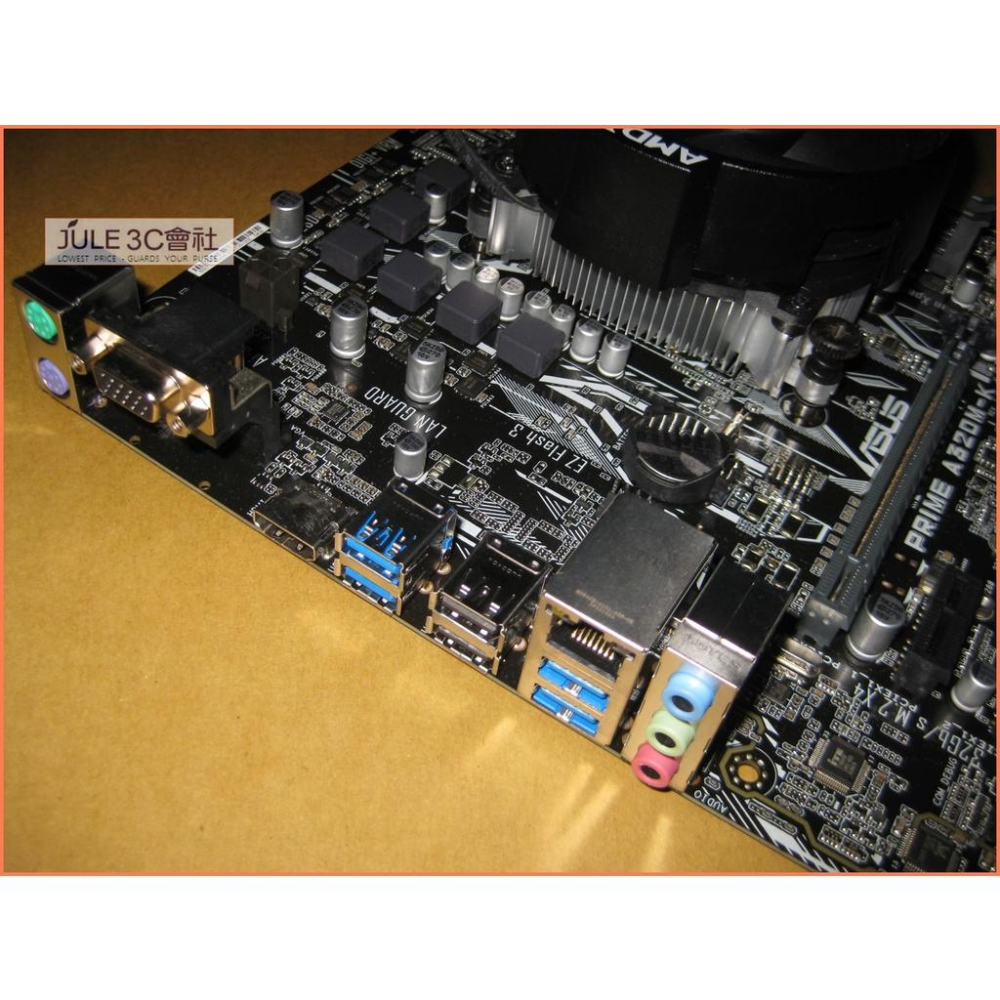 JULE 3C會社-華碩 A320M-K AM4 主機板+ AMD Ryzen R3 2200G +風扇 CPU-細節圖4