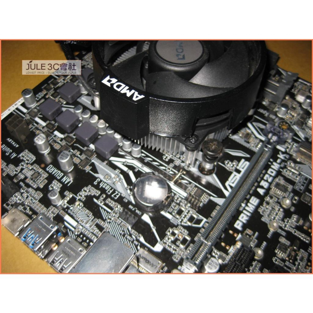 JULE 3C會社-華碩 A320M-K AM4 主機板+ AMD Ryzen R3 2200G +風扇 CPU-細節圖5