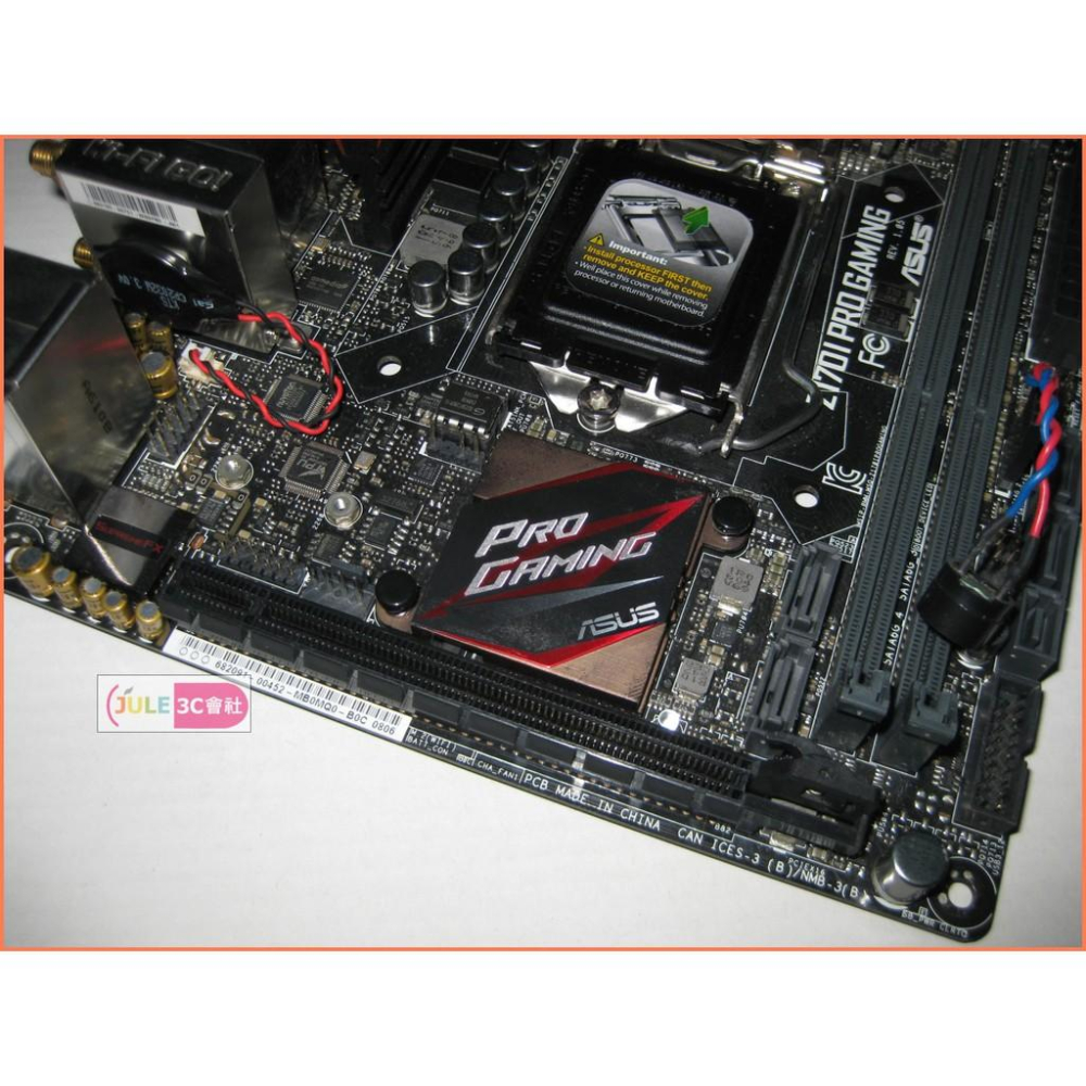 JULE 3C會社-華碩ASUS Z170I PRO GAMING Z170/D4/M2/電競/庫存品/ITX 主機板-細節圖2