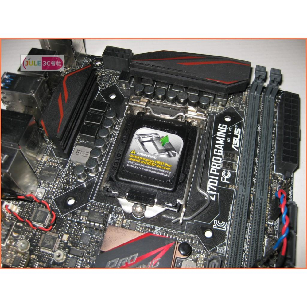 JULE 3C會社-華碩ASUS Z170I PRO GAMING Z170/D4/M2/電競/庫存品/ITX 主機板-細節圖3