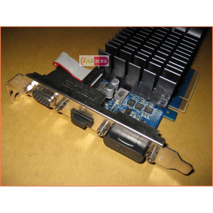 JULE 3C會社-華碩 710-1-SL GT710/DDR3/1G/靜音版/短卡/超合金電源/良品/PCIE 顯示卡-細節圖2