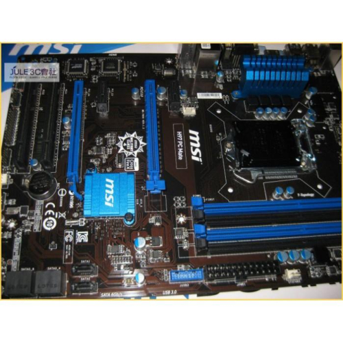 JULE 3C會社-微星MSI H97 PC MATE DDR3/軍規四代/高性價比/良品/ATX/1150 主機板