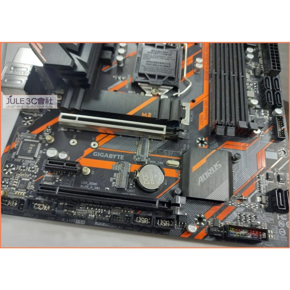 JULE 3C會社-技嘉 B360M AORUS PRO B360/D4/八九代/電競/雙M2/庫存/MATX 主機板-細節圖2