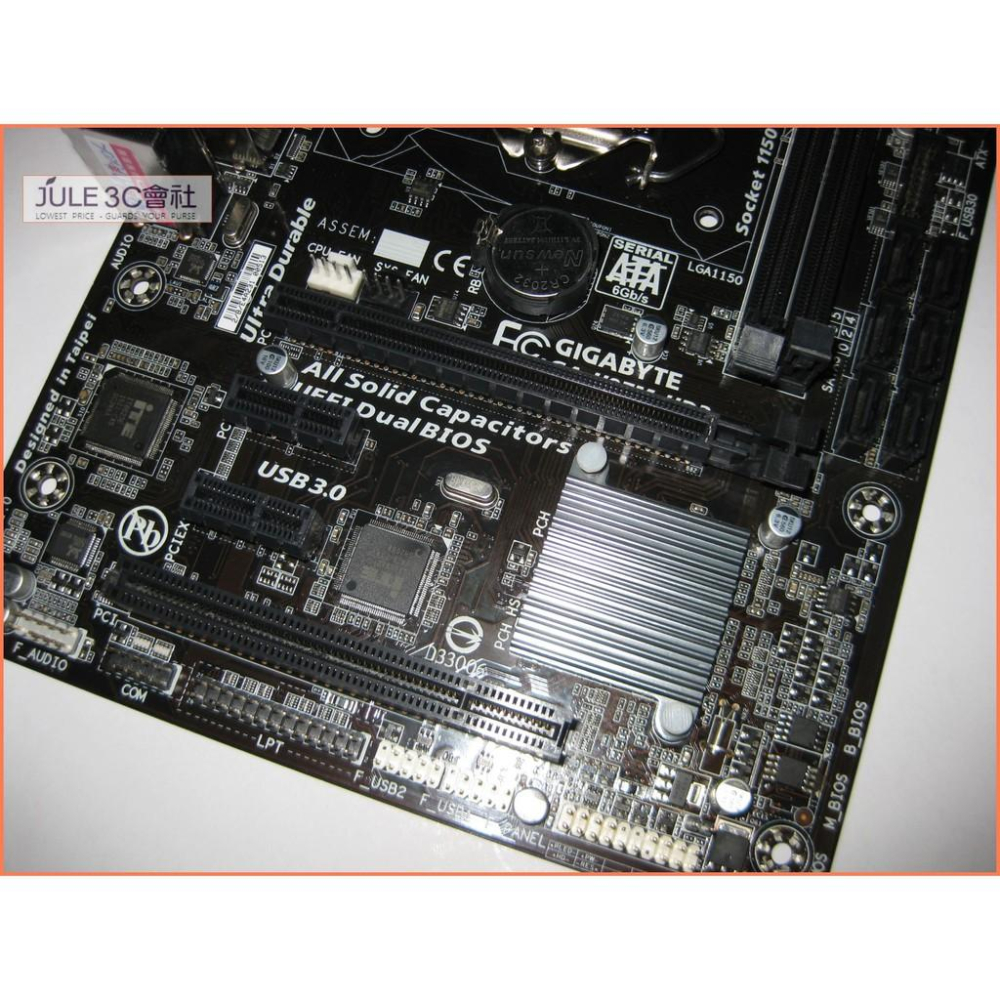JULE 3C會社-技嘉 H97M-HD3 H97/第四五代/超耐久/抗突波/UEFI/庫存/MATX/1150 主機板-細節圖2