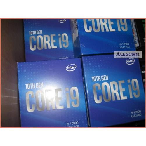 JULE 3C會社-Intel i7/i9 10代 11代 全新/銅底/4 PIN/彩盒盒裝/黑化版 1200 原廠風扇