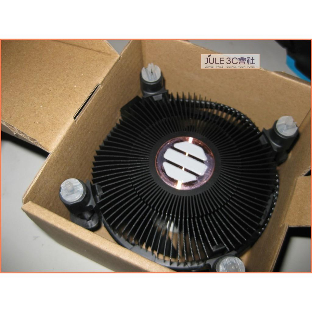 JULE 3C會社-Intel i7/i9 10代 11代 全新/銅底/4 PIN/彩盒盒裝/黑化版 1200 原廠風扇-細節圖3