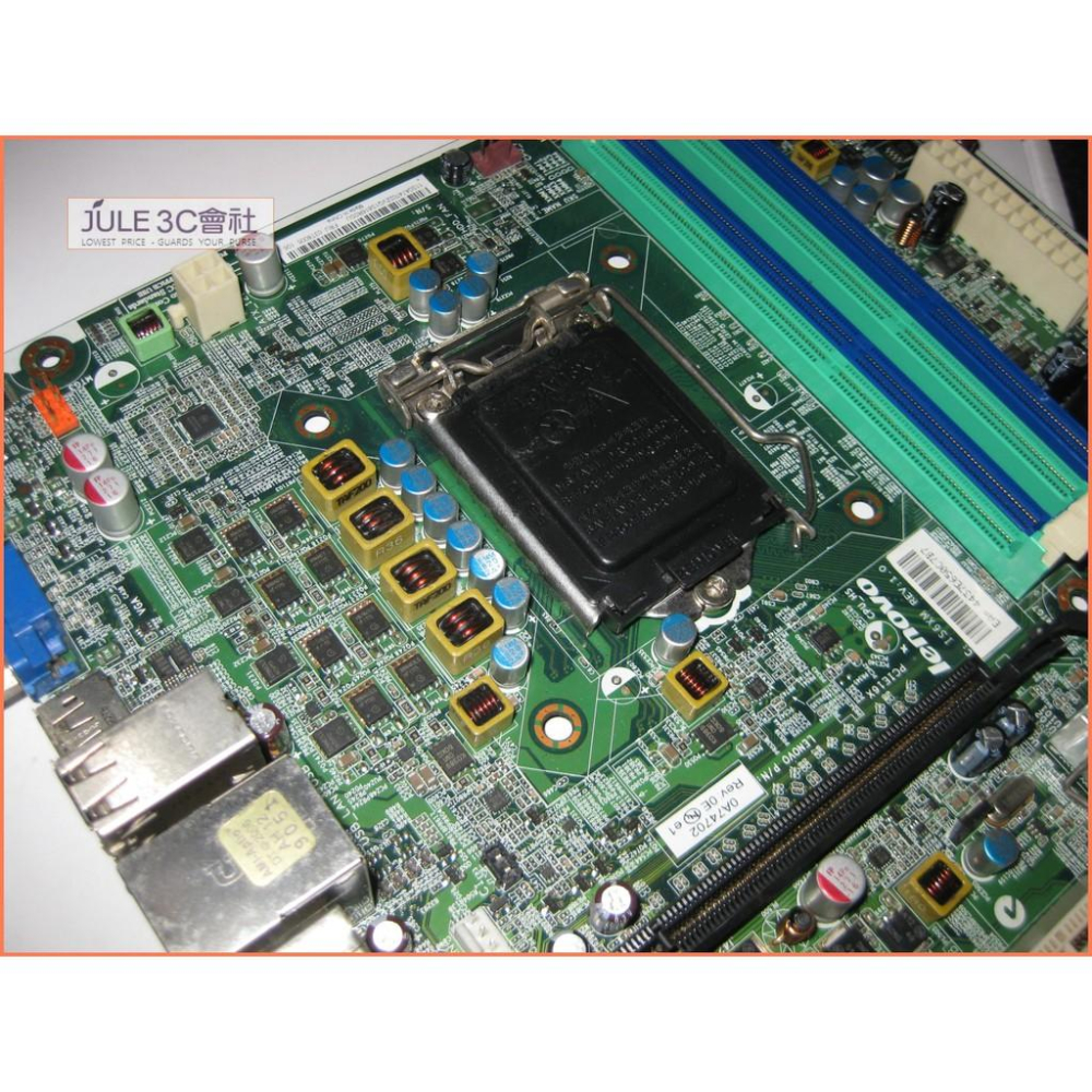 JULE 3C會社-聯想Lenovo IS6XM Q65/DDR3/商用機/庫存品/含檔板/1155/MATX 主機板-細節圖5