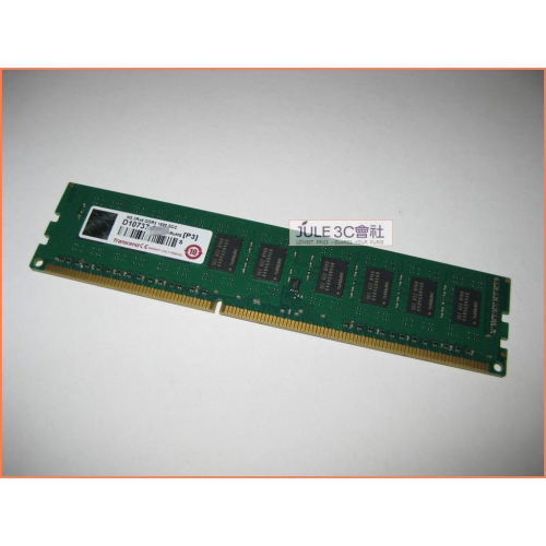 JULE 3C會社-創見 雙面 DDR3 1600 8GB 8G ECC 一般桌機可用/TS1GLK72V6H 記憶體