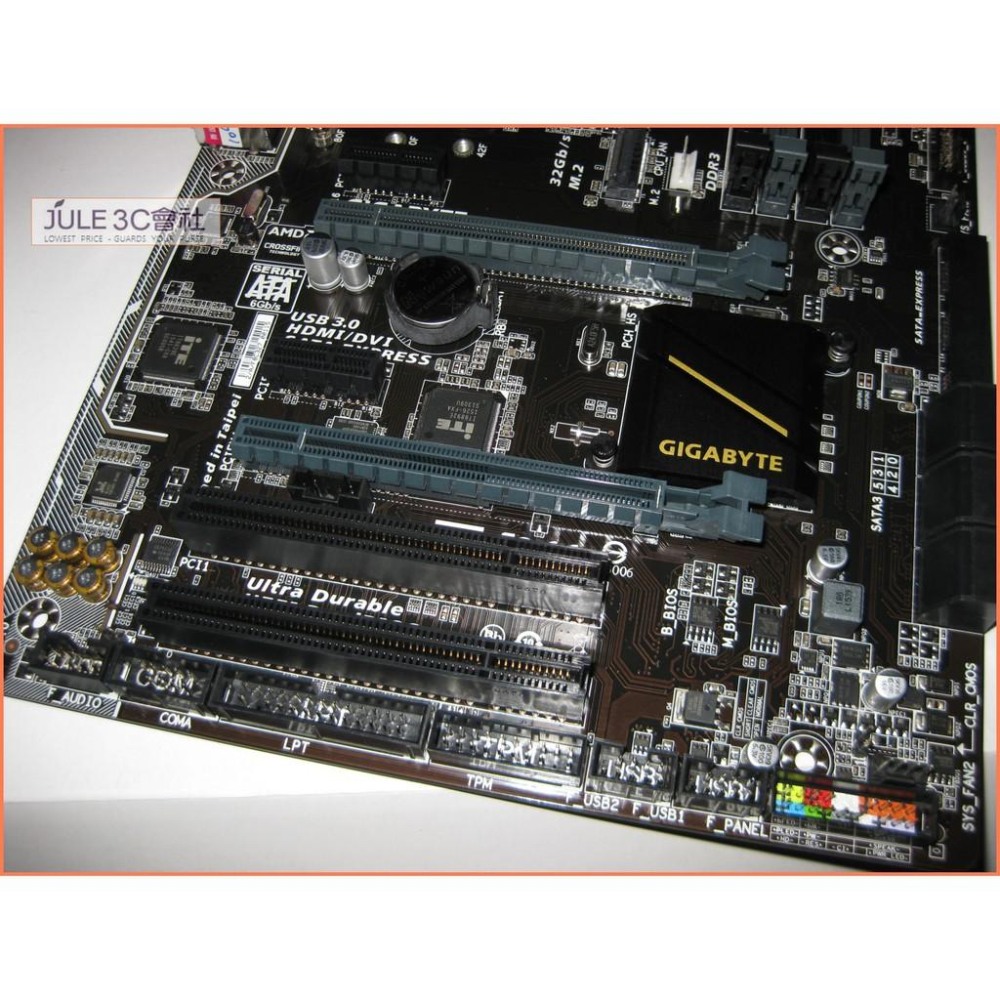 JULE 3C會社-技嘉 B150-HD3 DDR3 B150/六七代/DDR3/酷炫光/M2/ATX/1151 主機板-細節圖2