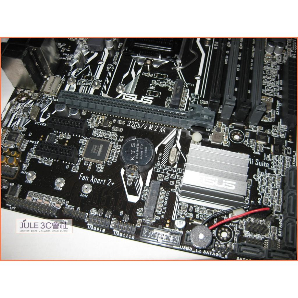 JULE 3C會社-華碩ASUS PRIME B250M-A B250/D4/雙M2/良品/MATX/1151