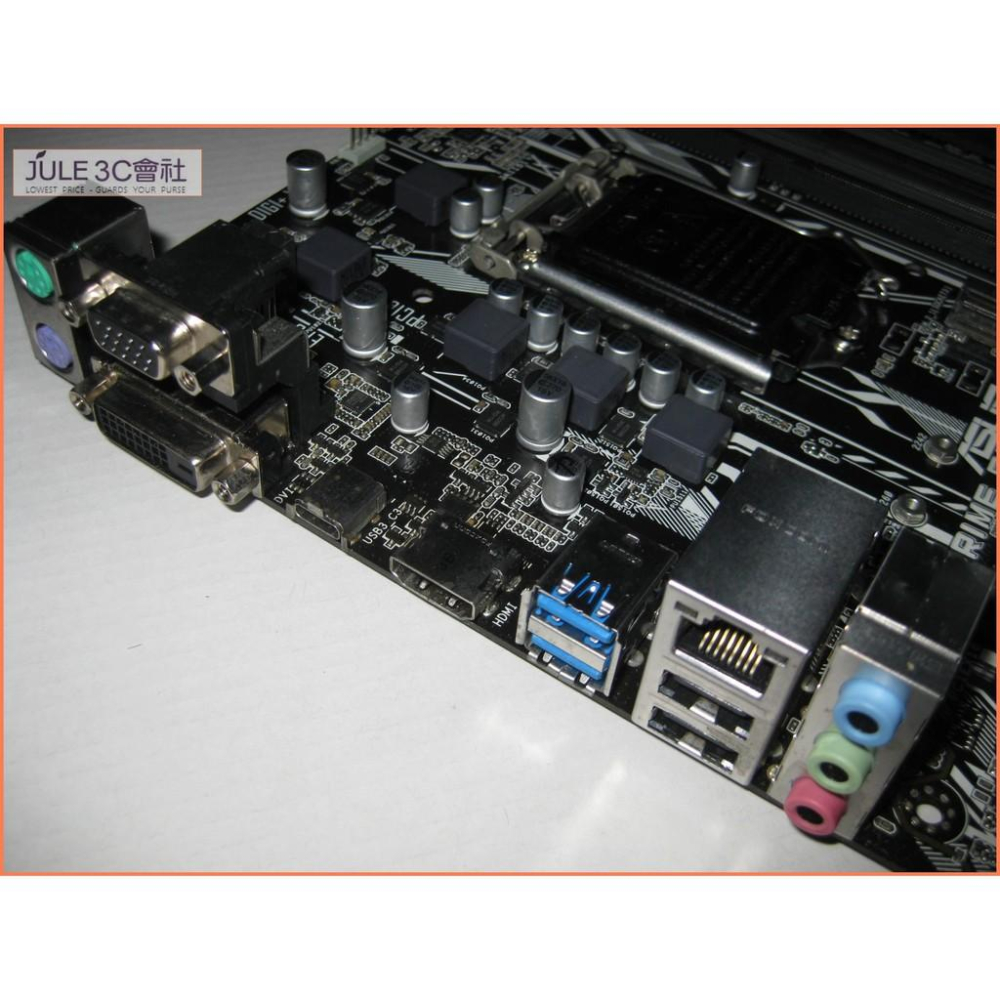 JULE 3C會社-華碩ASUS PRIME B250M-A B250/D4/雙M2/良品/MATX/1151 主機板-細節圖4