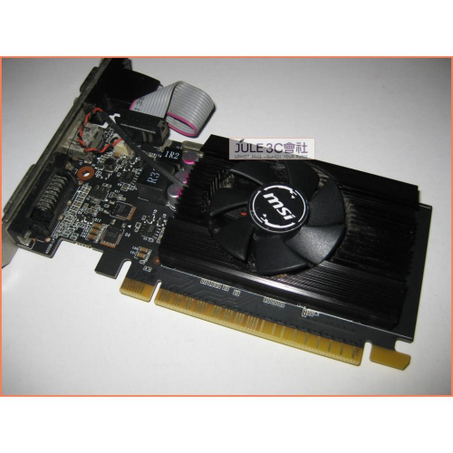 JULE 3C會社-微星MSI GT710 2GD3 LP DDR3/低耗電/短檔板/附短檔板/PCIE 顯示卡