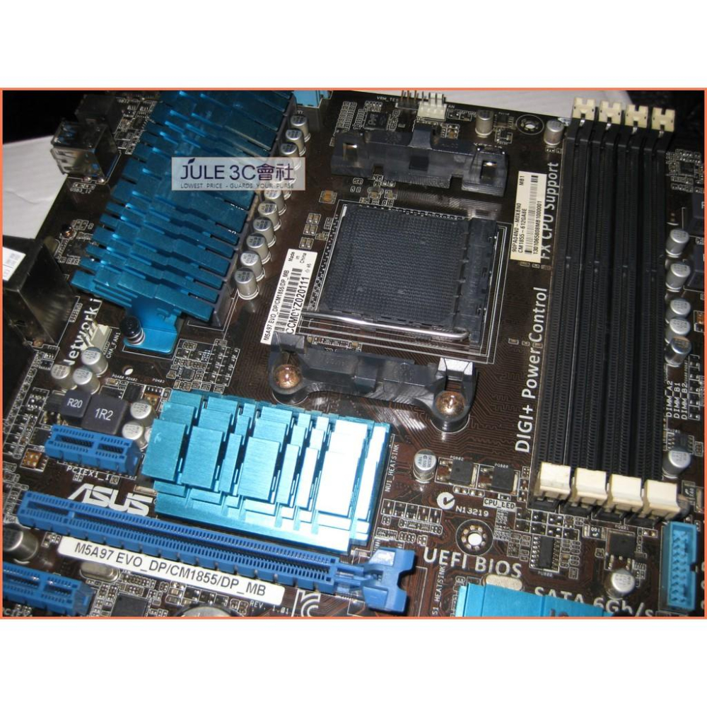 JULE 3C會社-華碩ASUS M5A97 EVO DP CM1855/DDR3/商務機/MATX/AM3+ 主機板-細節圖3
