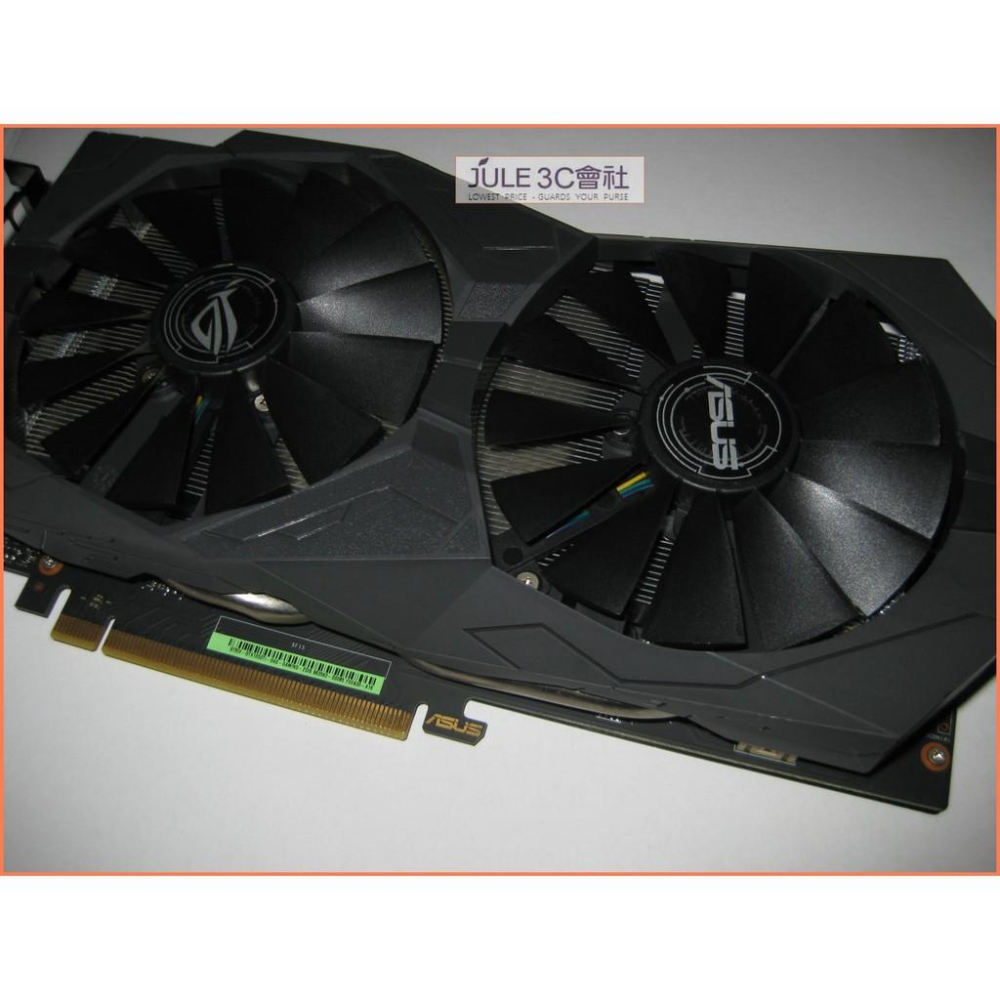 JULE 3C會社-華碩STRIX GTX1050TI-O4G-GAMING DDR5/4G/良品/PCIE 顯示