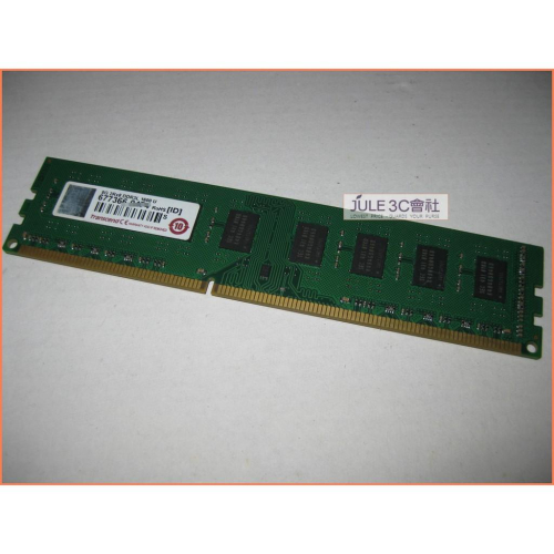JULE 3C會社-正 創見 DDR3 1600 8GB 8G TS1GLK64W6H/雙電壓/雙面/桌上型 記憶體