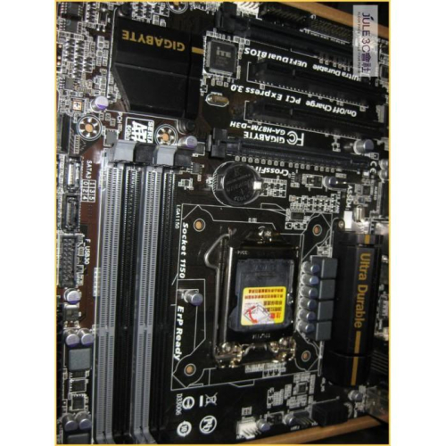 JULE 3C會社-技嘉 H87M-D3H H87/DDR3/第四代超耐/4K HD/UEFI/良品/1150 主機板