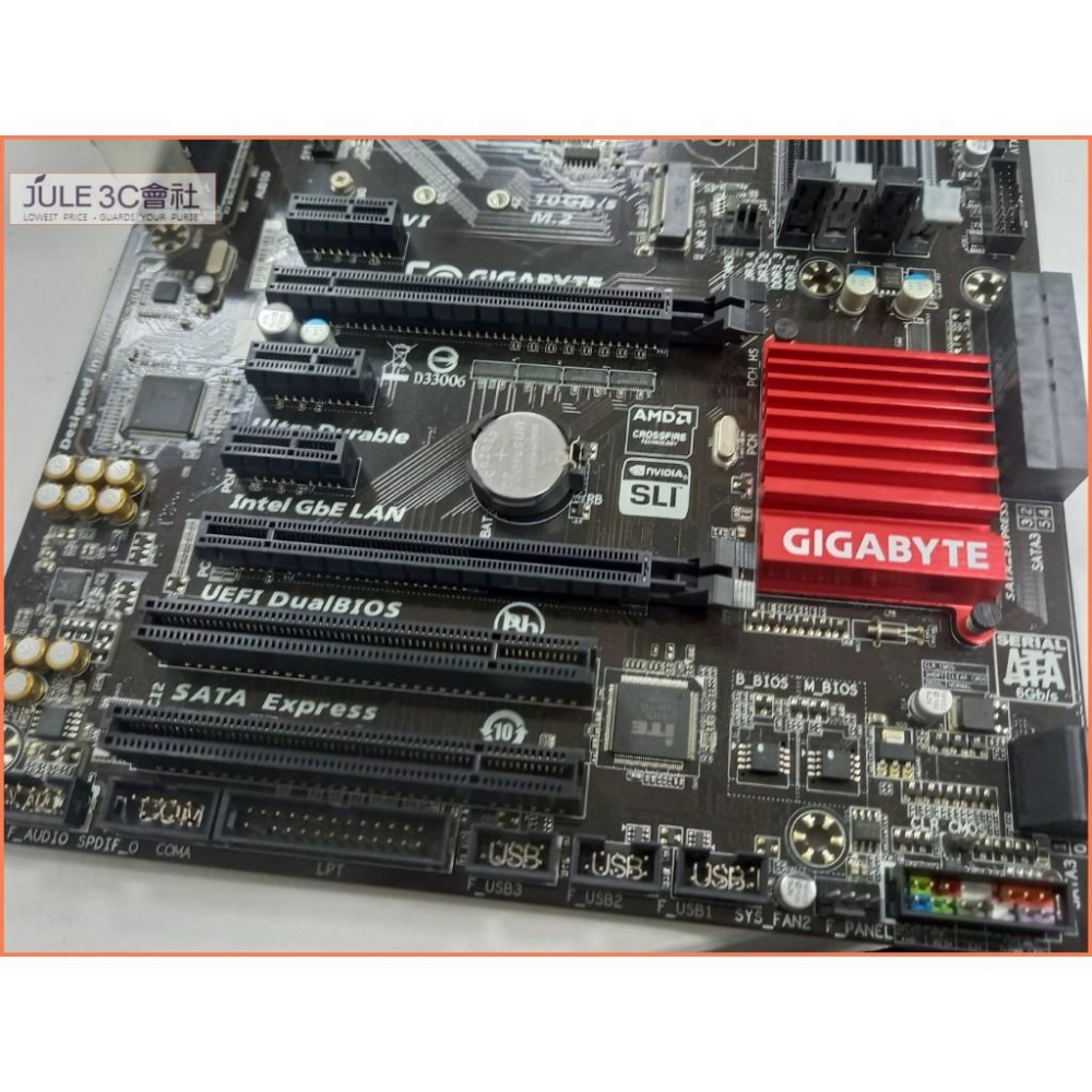 JULE 3C會社-技嘉 Z97X-SLI Z97/DDR3/電競網路/抗突波/M2/超耐久/庫存/1150 主機板-細節圖2