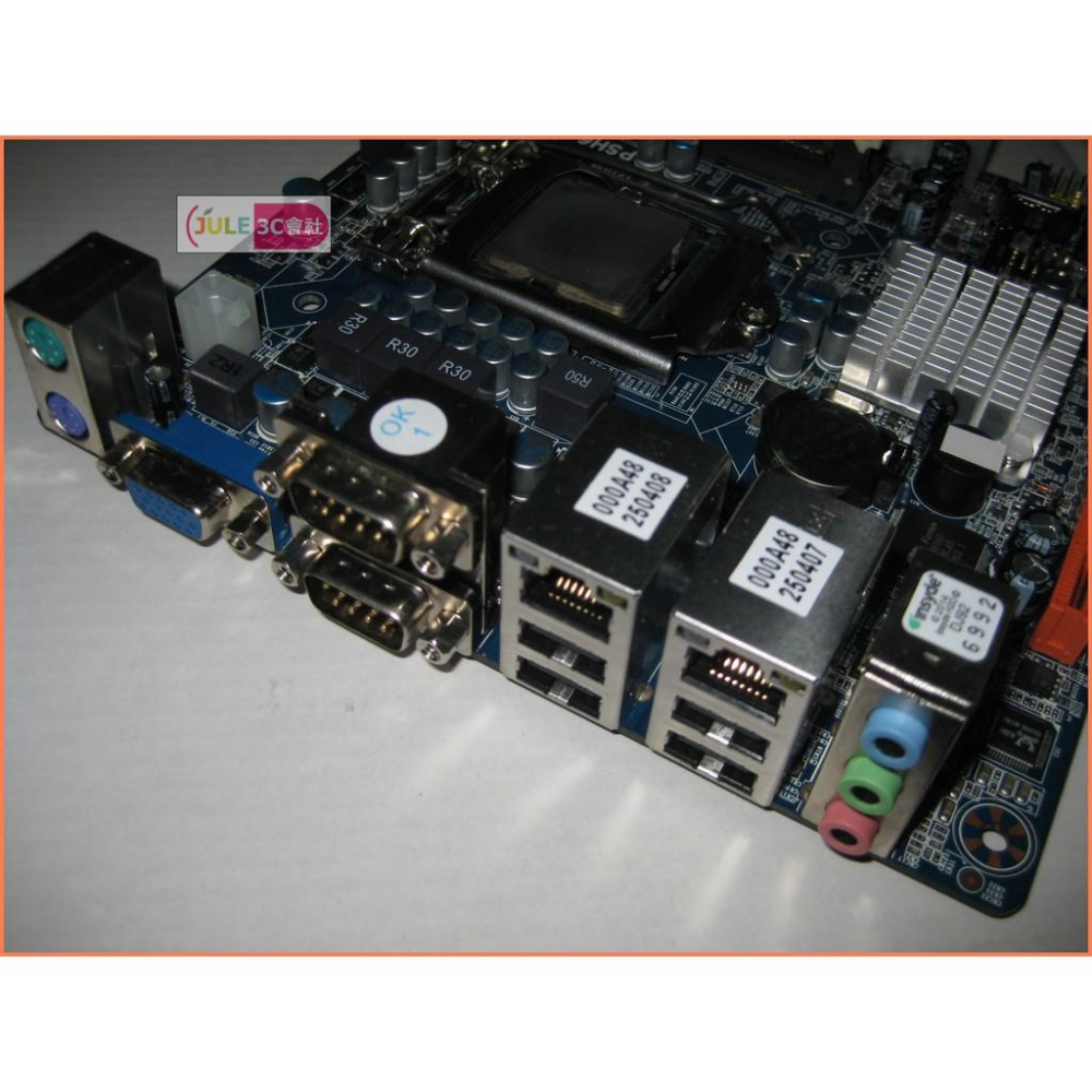 JULE 3C會社-青雲 PSH61 H61/DDR3/全新庫存/含i3 2120 CPU+4G 記憶體/ITX 主機板-細節圖3