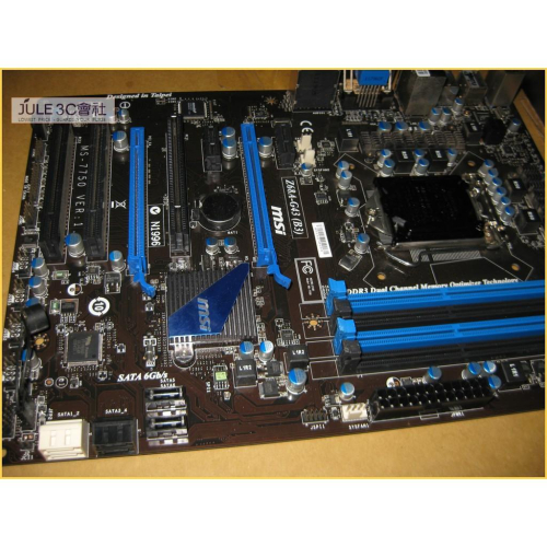 JULE 3C會社-微星MSI Z68A-G43 Z68/DDR3/USB3/軍規/良品/ATX/1155 主機板