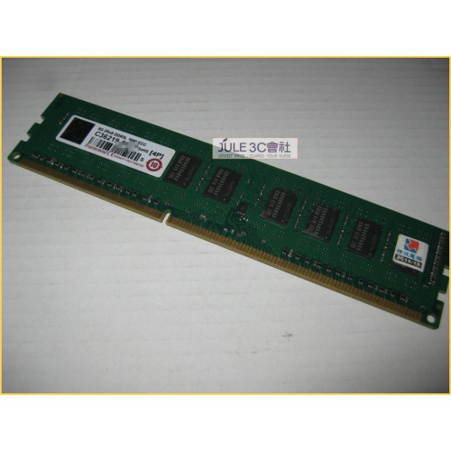 JULE 3C會社-創見 雙面 DDR3L 1600 8GB 8G ECC 一般桌機可用/TS1GLK72W6H 記憶體