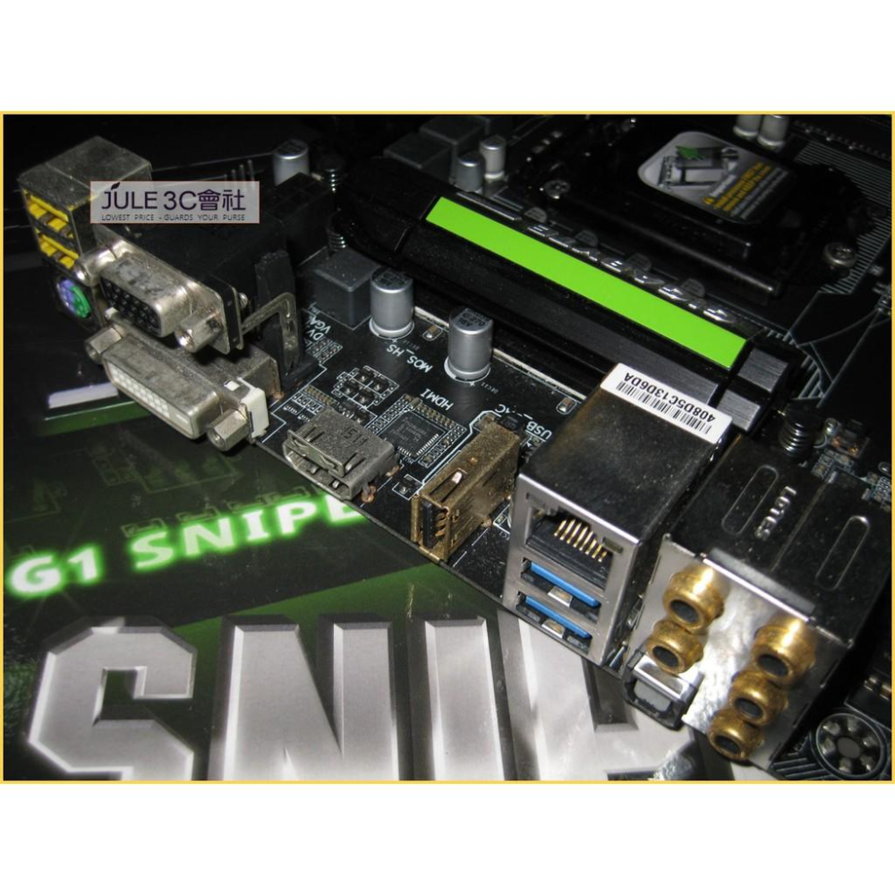 JULE 3C會社-技嘉 G1 Sniper B6 B85/DDR3/M2/超耐久/電競系列/良品/1150 主機板-細節圖2