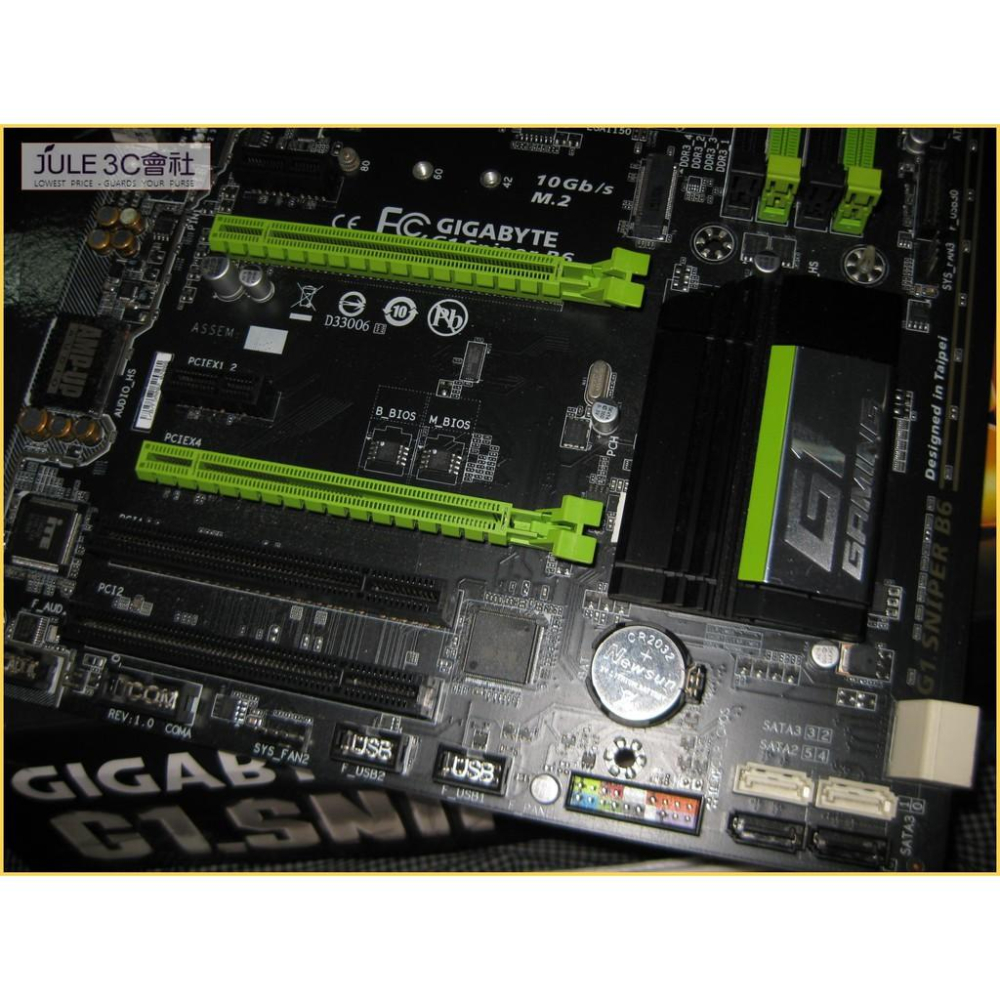 JULE 3C會社-技嘉 G1 Sniper B6 B85/DDR3/M2/超耐久/電競系列/良品/1150 主機板-細節圖3