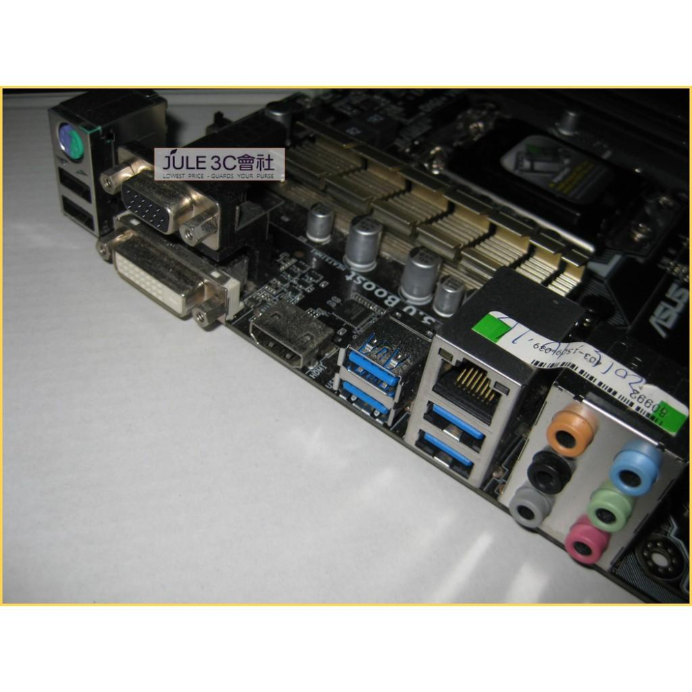 JULE 3C會社-華碩ASUS H97-PRO H97/DDR3/旗艦級/5X防護/M2/良品/1150 主機板-細節圖2