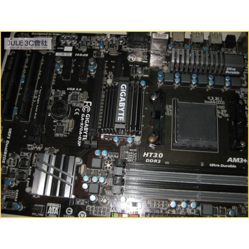 JULE 3C會社-技嘉 970A-D3P AMD 970/DDR3/超耐久/數位供電/ATX/良品/AM3+ 主機板