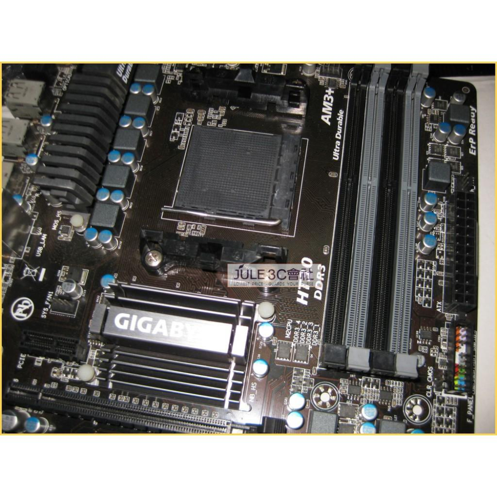 JULE 3C會社-技嘉 970A-D3P AMD 970/DDR3/超耐久/數位供電/ATX/良品/AM3+ 主機板-細節圖2