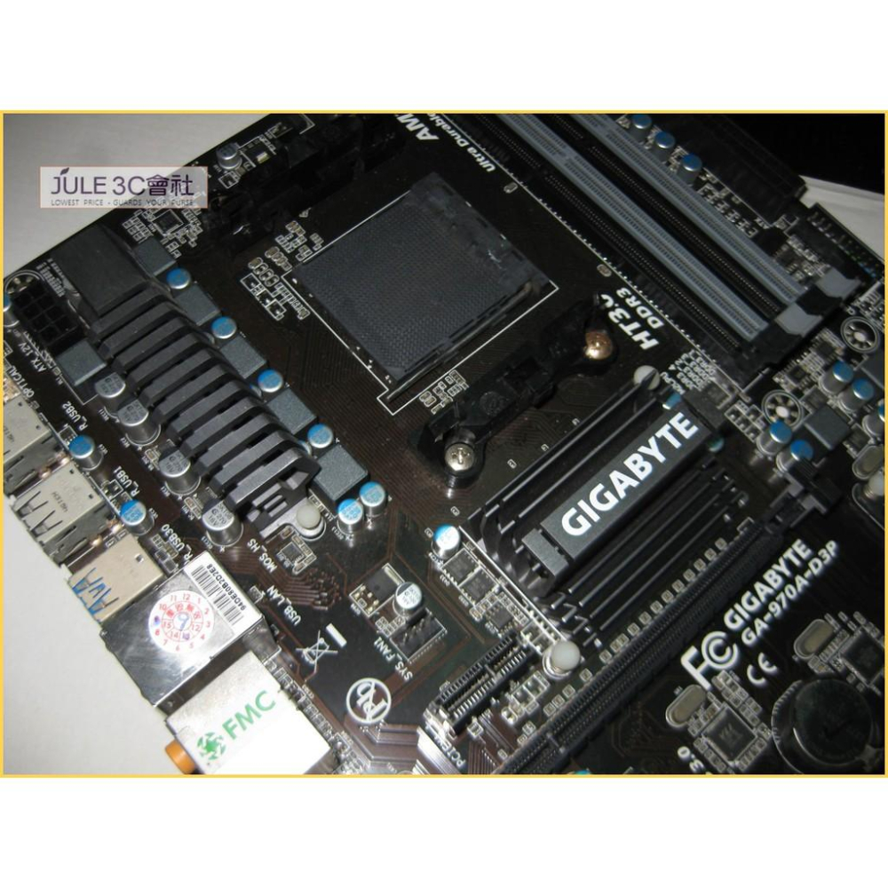 JULE 3C會社-技嘉 970A-D3P AMD 970/DDR3/超耐久/數位供電/ATX/良品/AM3+ 主機板-細節圖4