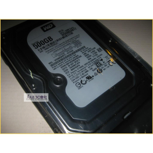 JULE 3C會社-威騰WD RE4 WD5003ABYZ 500GB 500G 企業級/64M/雙處理器/保內 硬碟