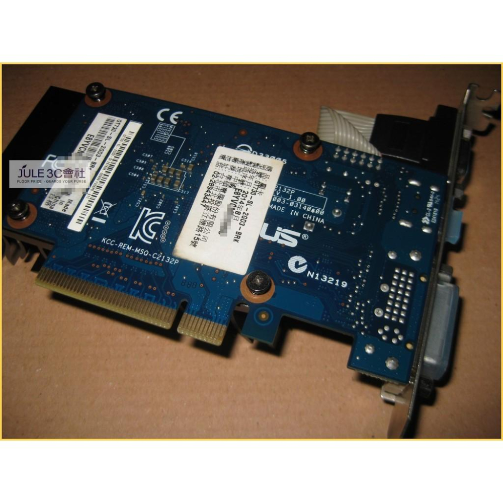 JULE 3C會社-華碩ASUS GT730-SL-2GD3-BRK GT730/靜音/短卡/良品/PCIE 顯示卡-細節圖3