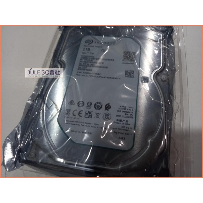 JULE 3C會社-希捷Seagate【Exos】2TB 3.5吋 企業級/ST2000NM000B/庫存/桌上型 硬碟-細節圖2