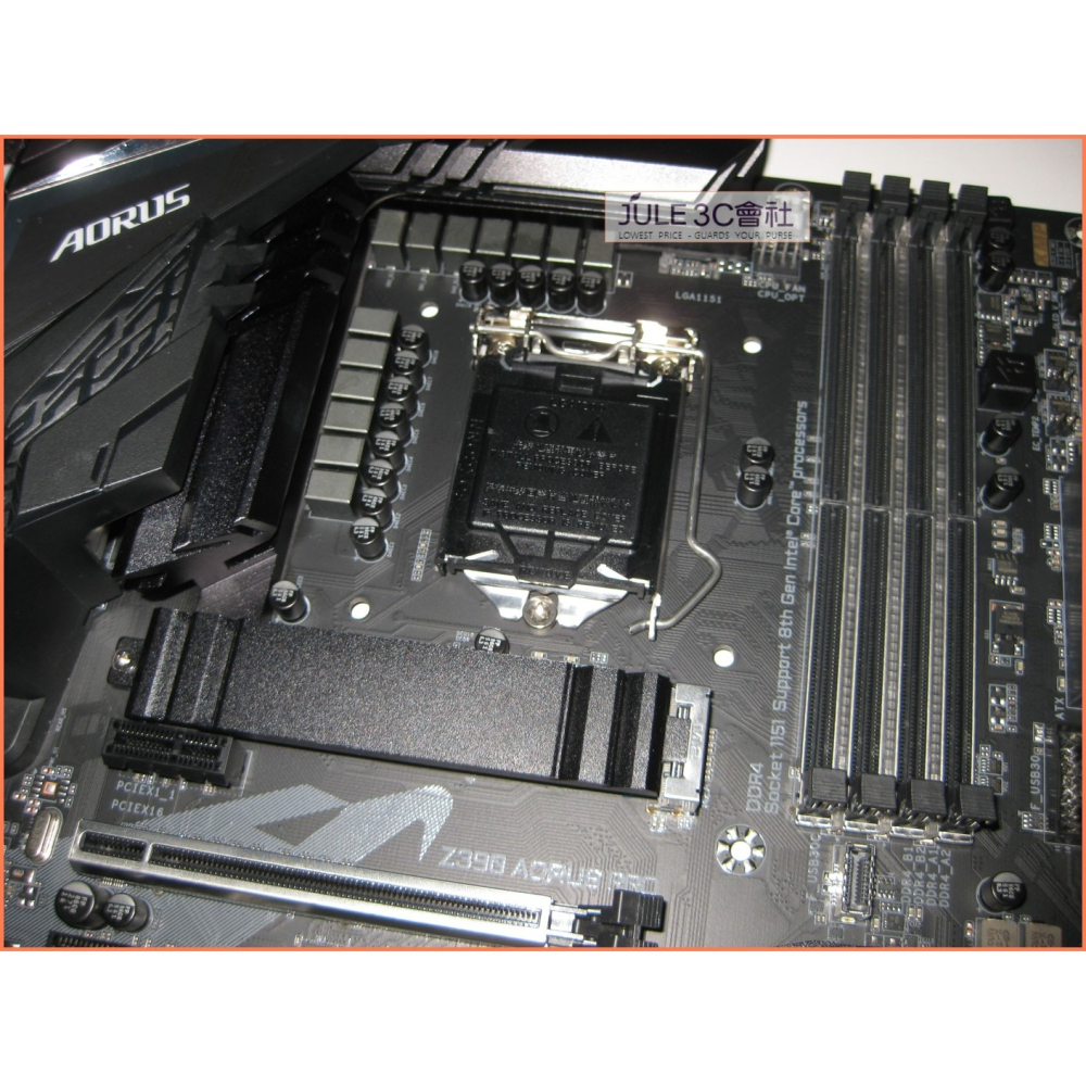 JULE 3C會社-技嘉 Z390 AORUS PRO Z390/D4/八九代/電競/庫存/ATX/1151 主機板-細節圖3