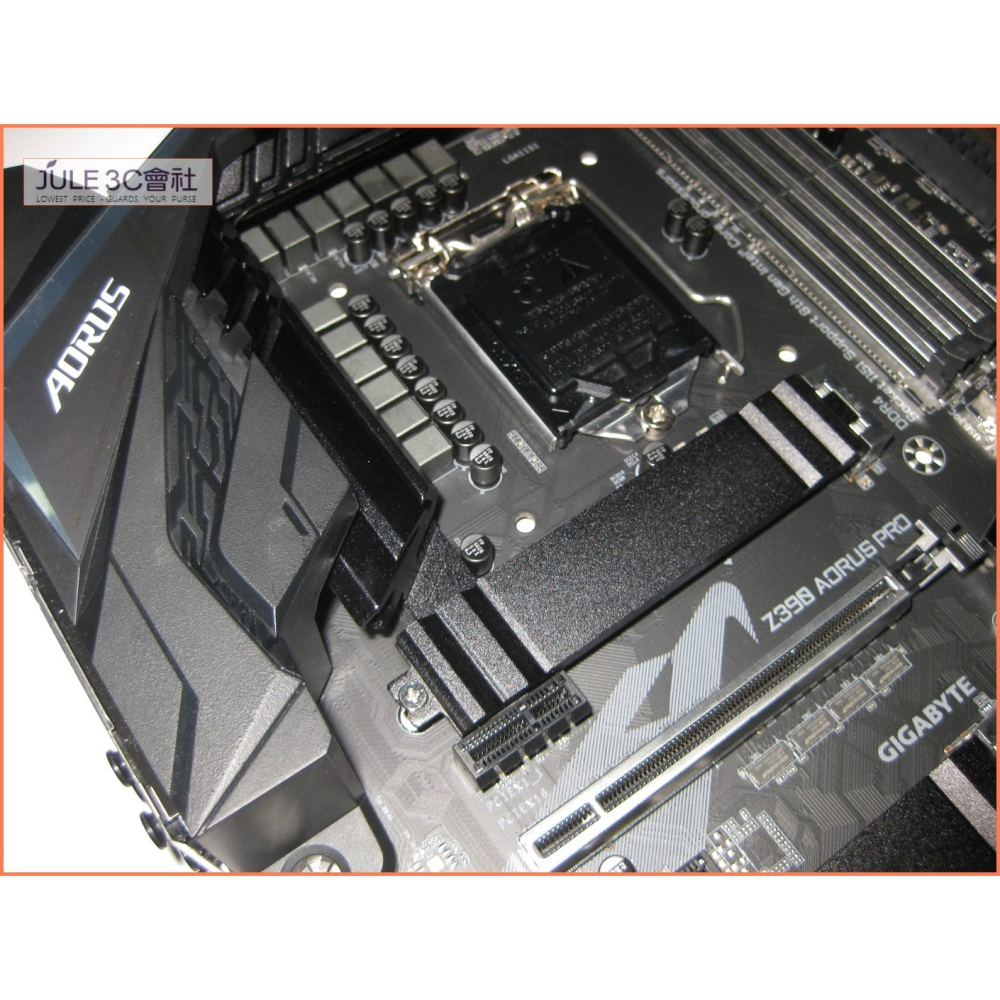 JULE 3C會社-技嘉 Z390 AORUS PRO Z390/D4/八九代/電競/庫存/ATX/1151 主機板-細節圖5