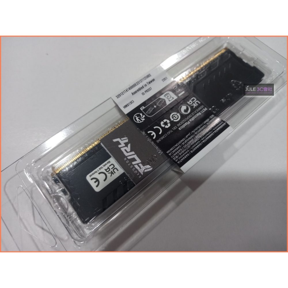 JULE 3C會社-金士頓 獸獵者 FURY DDR4 2666 16GB KF426C16BB/16 全新盒裝 記憶體-細節圖3