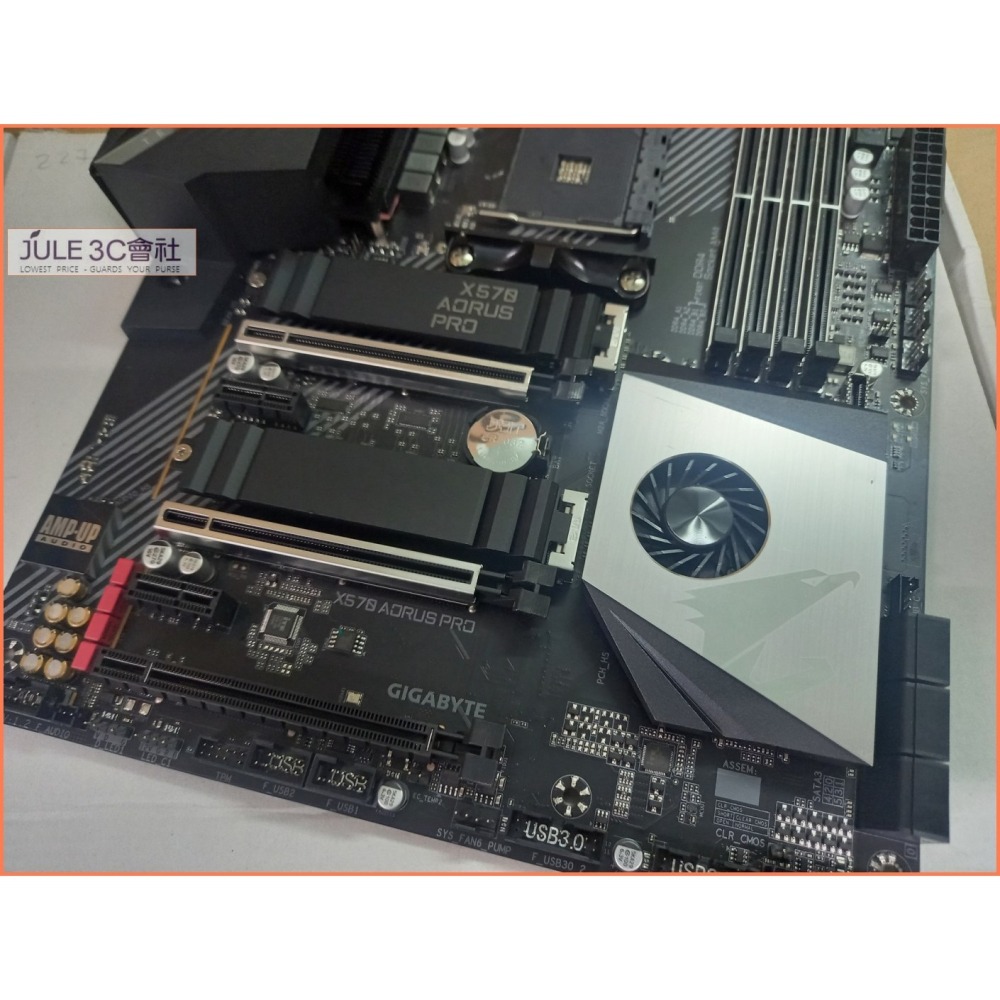 JULE 3C會社-技嘉 X570 AORUS PRO X570/全數位電源/電競/RGB/庫存/AM4 主機板-細節圖2