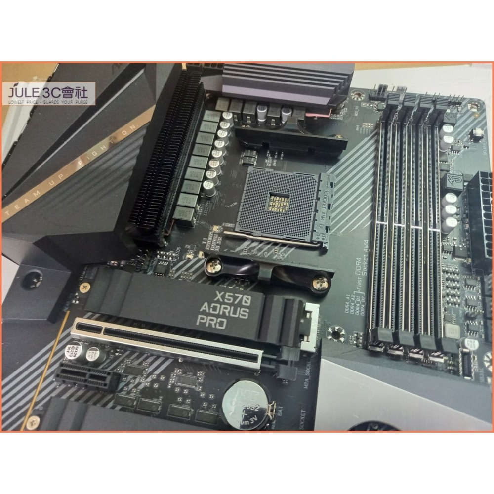 JULE 3C會社-技嘉 X570 AORUS PRO X570/全數位電源/電競/RGB/庫存/AM4 主機板-細節圖3