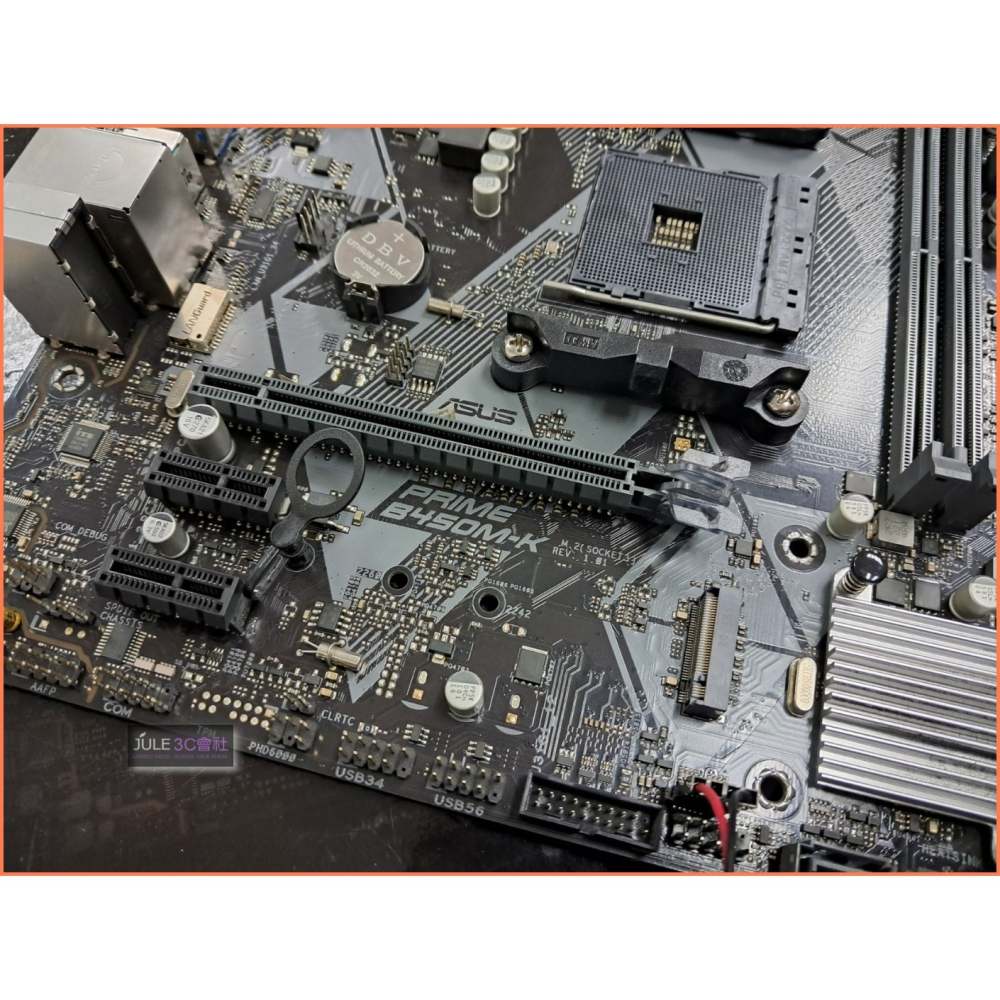 JULE 3C會社-華碩 PRIME B450M-K B450/D4/全方位保護/M2/良品/AM4/MATX 主機板-細節圖3